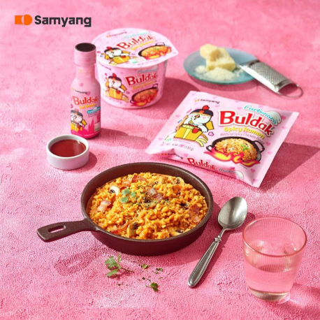 Nouilles Poulet piquant carbonara Samyang 5x130g