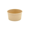 Pots à glace et dessert kraft brun PM 90ml par 50