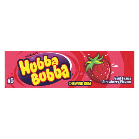 Hubba Bubba Maxi Cubes goût Fraise étui 35g