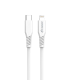 Cable usb-c to lightning en pvc blanc 1m