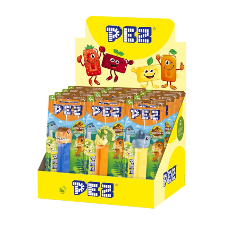 Pez figurine Jurassic World + recharge