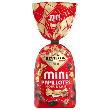 Mini papillotes Snacking Noir et Lait 110g