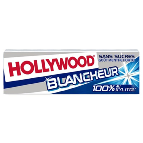 Hollywood Blancheur goût Menthe forte 100% Xylitol