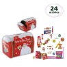 PRECOMMANDE Boîte aux lettres métal Noël 24 confiseries