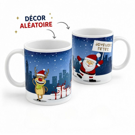 PRECOMMANDE Sachet avec Mug décor Noël 15 confiseries