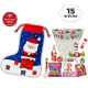 PRECOMMANDE Botte de Noël feutrine 15 confiseries