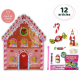 PRECOMMANDE Sachet forme Maison de Noël 12 confiseries