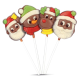 ~Xmas Choco Lolly 25g