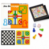 Jeux de société 19x3x17cm par 3 assortis et panachés