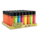 Briquets Clipper décors Fluo BW
