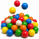 Billes gum multicolores 25/28mm