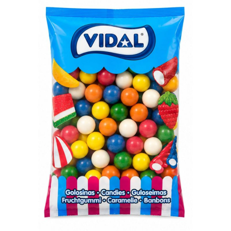 Billes gum multicolores 25/28mm