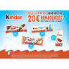 Colis barres Kinder 20€ remboursés (jusqu'au 30/09/26)