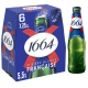 1664 blonde verre pack de 6x25cl