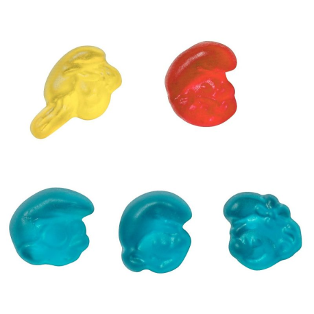 Haribo mini sachets Schtroumpfs lisses