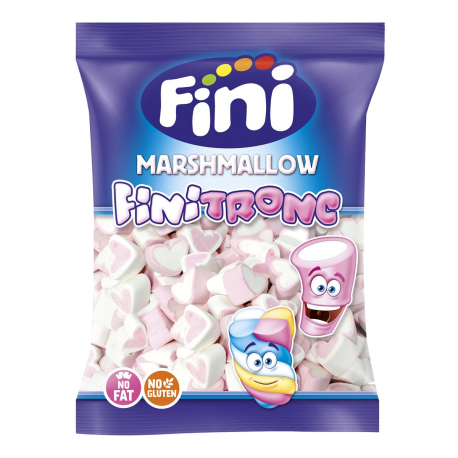 Finitronc Coeurs rose blanc 125 pcs vrac Fini