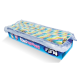Guimauve géante olympic twisty 2 bleu Fini 67cm