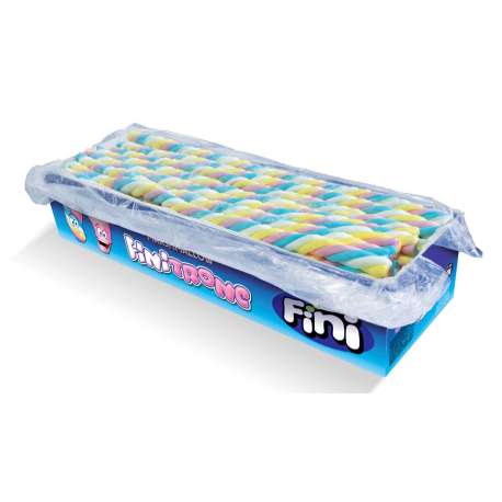 Guimauve géante olympic twisty 2 bleu Fini 67cm