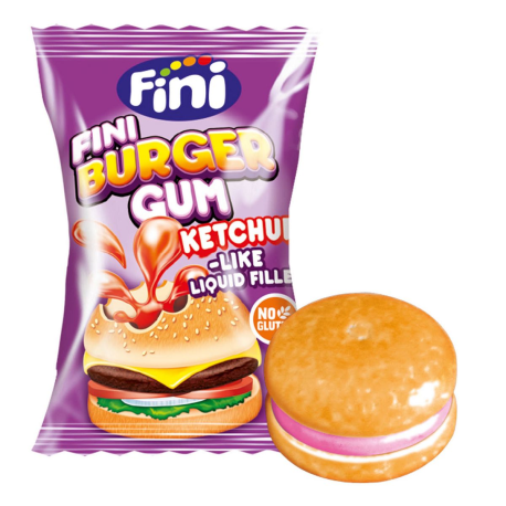Bubble gum Burger Fini - boîte de 200