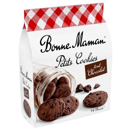 Petits Cookies tout Chocolat sachet 150g Bonne Maman