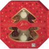 Chocolat hiver au praliné 195g Décor Arbre de Noël