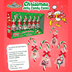 PRECOMMANDE Christmas Jelly Candy Canes Funny Candy