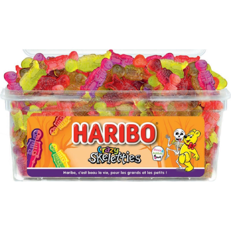 Haribo Crazy skeletties tubo