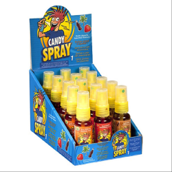Candy spray 1, fraise, cola et tropical