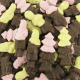 Guimauves Noël michoc mi-enrobées chocolat lait x80