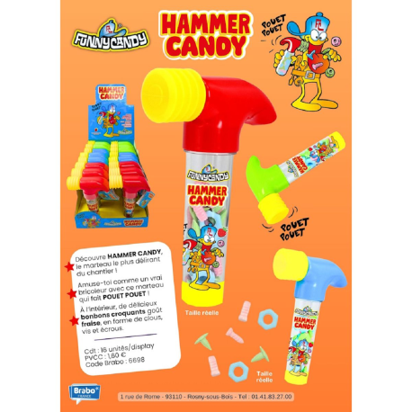 Hammer candy Funny Candy