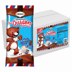 Ourson guimauve lait mini s/cello Cémoi vrac 1,606kg
