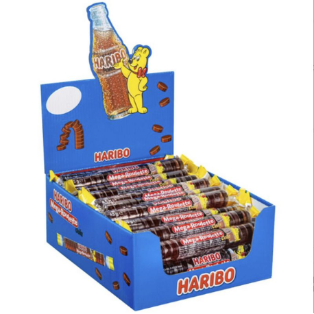 Haribo Méga roulettes cola 45g