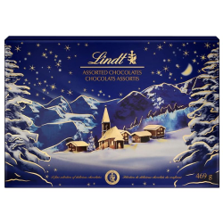 PRECOMMANDE Lindt boîte décor Noël 469g