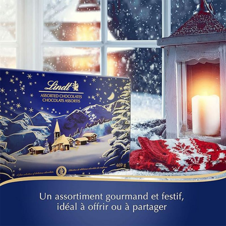PRECOMMANDE Lindt boîte décor Noël 469g