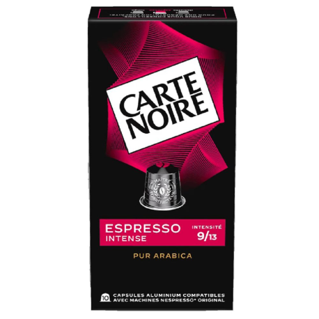 Capsule Carte Noire espresso n°9 intense