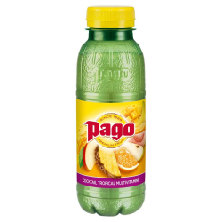 Pago cocktail tropical multivitaminé Pet 33cl