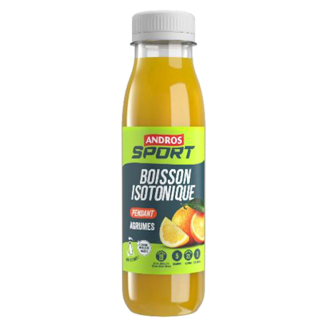 Boisson isotonique agrumes 33 CL Andros Sport