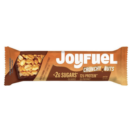 Joyfuel Crunchy Nuts cacahuètes & caramel salé Protéines 47g