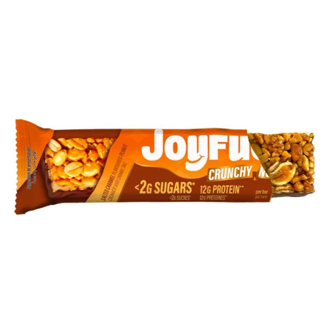 Joyfuel Crunchy Nuts cacahuètes & caramel salé Protéines 47g