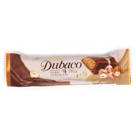 Dubaco Dubaï barres noisettes 35g