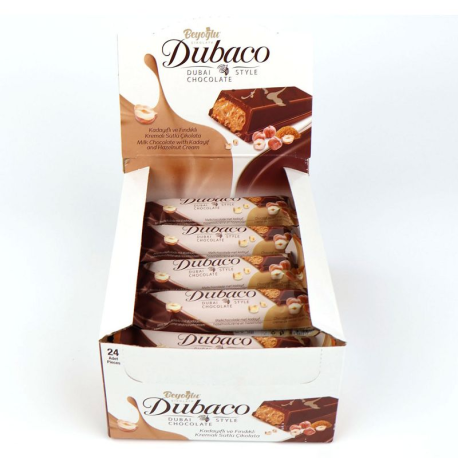 Dubaco Dubaï barres noisettes 35g