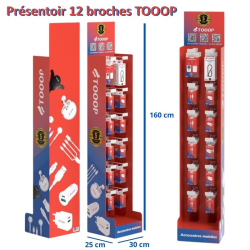 Présentoir TOOOP 12 broches