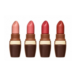 Rouges à lèvres en chocolat au lait décoré coffret 55g