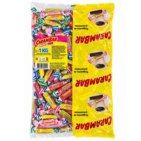 Carambar mini mix vrac (environ 277 pièces)
