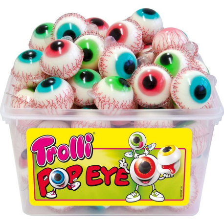 Oeil Glotzer gélifié tubo Trolli