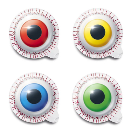 Oeil Glotzer gélifié tubo Trolli