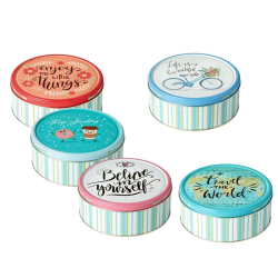 Boîte métal biscuits happy days 150g