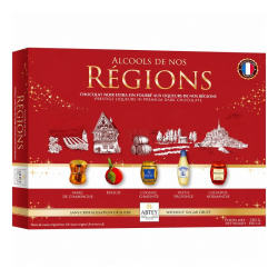 Boîte Alcools de nos régions chocolats liqueurs 250g Abtey
