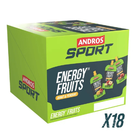 Gourde Energy pomme cassis fraise 114G Andros sport