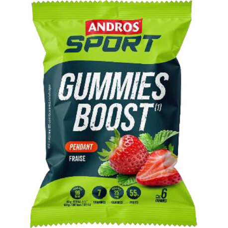 Gummies Boost Fraise 30g Andros sport